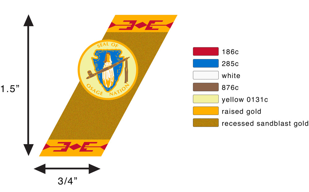 Osage Lapel Pin