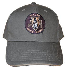 Grey Hat with Rose Seal