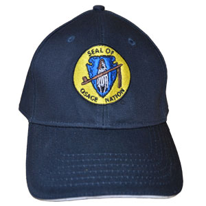 Navy Hat with Yellow Seal